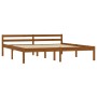 Estructura de cama madera maciza pino marrón miel 160x200 cm de vidaXL, Camas y somieres - Ref: Foro24-283212, Precio: 122,20...