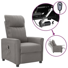 Electric recliner light gray fabric by vidaXL, Armchairs - Ref: Foro24-3098877, Price: 210,99 €, Discount: %