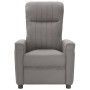 Sillón reclinable eléctrico tela gris claro de vidaXL, Sillones - Ref: Foro24-3098877, Precio: 210,41 €, Descuento: %