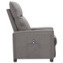 Sillón reclinable eléctrico tela gris claro de vidaXL, Sillones - Ref: Foro24-3098877, Precio: 210,41 €, Descuento: %