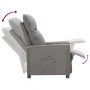 Sillón reclinable eléctrico tela gris claro de vidaXL, Sillones - Ref: Foro24-3098877, Precio: 210,41 €, Descuento: %