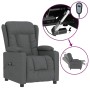 Sillón reclinable eléctrico de tela gris oscuro de vidaXL, Sillones - Ref: Foro24-3098778, Precio: 239,13 €, Descuento: %