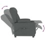 Sillón reclinable eléctrico de tela gris oscuro de vidaXL, Sillones - Ref: Foro24-3098778, Precio: 239,13 €, Descuento: %