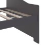 Sofá cama 3 plazas madera maciza pino gris oscuro 90x200 cm de vidaXL, Camas y somieres - Ref: Foro24-322168, Precio: 95,17 €...