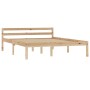 Solid pine wood bed frame 140x200 cm by vidaXL, Beds and slatted bases - Ref: Foro24-283193, Price: 131,99 €, Discount: %