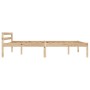 Solid pine wood bed frame 140x200 cm by vidaXL, Beds and slatted bases - Ref: Foro24-283193, Price: 131,99 €, Discount: %