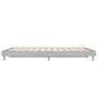 Sonoma gray engineered wood bed frame 140x190 cm by vidaXL, Beds and slatted bases - Ref: Foro24-832075, Price: 99,18 €, Disc...