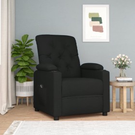 Sillón reclinable eléctrico de tela negro de vidaXL, Sillones - Ref: Foro24-3098841, Precio: 241,99 €, Descuento: %