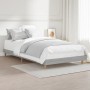 Sonoma gray engineered wood bed frame 100x200 cm by vidaXL, Beds and slatted bases - Ref: Foro24-832059, Price: 70,57 €, Disc...