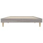 Estructura de cama madera de ingeniería gris Sonoma 100x200 cm de vidaXL, Camas y somieres - Ref: Foro24-832059, Precio: 70,5...