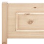 Estructura de cama de madera maciza de pino 200x200 cm de vidaXL, Camas y somieres - Ref: Foro24-322102, Precio: 121,19 €, De...