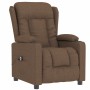 Sillón reclinable eléctrico de tela marrón de vidaXL, Sillones - Ref: Foro24-3098781, Precio: 274,85 €, Descuento: %