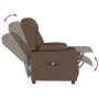 Brown Fabric Electric Recliner by vidaXL, Armchairs - Ref: Foro24-3098781, Price: 274,85 €, Discount: %