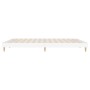 White engineered wood bed frame 200x200 cm by vidaXL, Beds and slatted bases - Ref: Foro24-832005, Price: 136,00 €, Discount: %