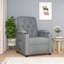 Sillón reclinable eléctrico tela gris claro de vidaXL, Sillones - Ref: Foro24-3098839, Precio: 242,52 €, Descuento: %