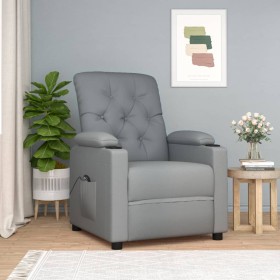 Sillón reclinable eléctrico tela gris claro de vidaXL, Sillones - Ref: Foro24-3098839, Precio: 241,99 €, Descuento: %