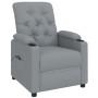 Electric recliner light gray fabric by vidaXL, Armchairs - Ref: Foro24-3098839, Price: 242,52 €, Discount: %