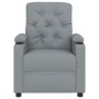 Sillón reclinable eléctrico tela gris claro de vidaXL, Sillones - Ref: Foro24-3098839, Precio: 242,52 €, Descuento: %