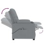 Sillón reclinable eléctrico tela gris claro de vidaXL, Sillones - Ref: Foro24-3098839, Precio: 242,52 €, Descuento: %