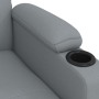 Sillón reclinable eléctrico tela gris claro de vidaXL, Sillones - Ref: Foro24-3098839, Precio: 242,52 €, Descuento: %