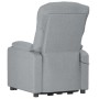 Sillón reclinable eléctrico tela gris claro de vidaXL, Sillones - Ref: Foro24-3098815, Precio: 254,80 €, Descuento: %