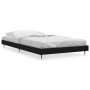 Estructura de cama madera de ingeniería negra 100x200 cm de vidaXL, Camas y somieres - Ref: Foro24-832158, Precio: 87,81 €, D...