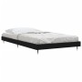 Estructura de cama madera de ingeniería negra 100x200 cm de vidaXL, Camas y somieres - Ref: Foro24-832158, Precio: 87,81 €, D...