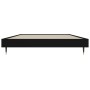 Estructura de cama madera de ingeniería negra 100x200 cm de vidaXL, Camas y somieres - Ref: Foro24-832158, Precio: 87,81 €, D...