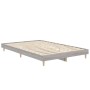 Estructura de cama madera de ingeniería gris Sonoma 120x190 cm de vidaXL, Camas y somieres - Ref: Foro24-832091, Precio: 108,...