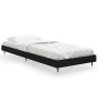 Estructura de cama madera de ingeniería negra 75x190 cm de vidaXL, Camas y somieres - Ref: Foro24-832206, Precio: 86,85 €, De...