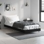 Black engineered wood bed frame 75x190 cm by vidaXL, Beds and slatted bases - Ref: Foro24-832206, Price: 86,99 €, Discount: %