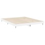 Estructura de cama madera de ingeniería blanco brillo 180x200cm de vidaXL, Camas y somieres - Ref: Foro24-832119, Precio: 152...