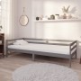 Sofa bed with solid pine wood mattress gray 90x200 cm by vidaXL, Beds and slatted bases - Ref: Foro24-3083571, Price: 261,05 ...