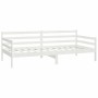 Sofa bed with white solid pine wood mattress 90x200 cm by vidaXL, Beds and slatted bases - Ref: Foro24-3083585, Price: 287,64...