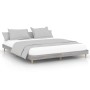 Estructura de cama madera de ingeniería gris Sonoma 160x200 cm de vidaXL, Camas y somieres - Ref: Foro24-832027, Precio: 114,...