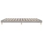 Sonoma gray engineered wood bed frame 160x200 cm by vidaXL, Beds and slatted bases - Ref: Foro24-832027, Price: 115,99 €, Dis...