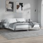 Concrete gray engineered wood bed frame 200x200cm by vidaXL, Beds and slatted bases - Ref: Foro24-832113, Price: 142,99 €, Di...