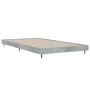 Estructura de cama madera de ingeniería gris hormigón 90x200cm de vidaXL, Camas y somieres - Ref: Foro24-832169, Precio: 90,2...