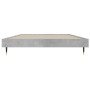 Estructura de cama madera de ingeniería gris hormigón 90x200cm de vidaXL, Camas y somieres - Ref: Foro24-832169, Precio: 90,2...