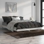 Estructura de cama madera de ingeniería gris Sonoma 135x190 cm de vidaXL, Camas y somieres - Ref: Foro24-832187, Precio: 130,...