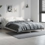 Estructura de cama madera de ingeniería gris Sonoma 135x190 cm de vidaXL, Camas y somieres - Ref: Foro24-832187, Precio: 130,...