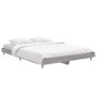 Estructura de cama madera de ingeniería gris Sonoma 135x190 cm de vidaXL, Camas y somieres - Ref: Foro24-832187, Precio: 130,...