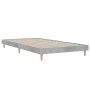 Estructura de cama madera de ingeniería gris hormigón 100x200cm de vidaXL, Camas y somieres - Ref: Foro24-832057, Precio: 68,...