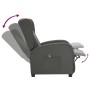 Sillón reclinable eléctrico de tela gris oscuro de vidaXL, Sillones - Ref: Foro24-3098926, Precio: 216,95 €, Descuento: %