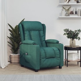 Dark green fabric electric recliner by vidaXL, Armchairs - Ref: Foro24-3098783, Price: 275,99 €, Discount: %