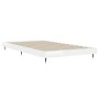 Estructura de cama madera de ingeniería blanco brillo 90x200cm de vidaXL, Camas y somieres - Ref: Foro24-832167, Precio: 99,7...