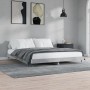 Estructura de cama madera contrachapada gris hormigón 150x200cm de vidaXL, Camas y somieres - Ref: Foro24-832137, Precio: 130...