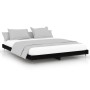 Estructura de cama madera de ingeniería negra 120x200 cm de vidaXL, Camas y somieres - Ref: Foro24-832150, Precio: 129,08 €, ...