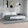 Estructura de cama madera de ingeniería gris hormigón 140x200cm de vidaXL, Camas y somieres - Ref: Foro24-832249, Precio: 112...