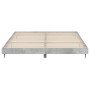 Estructura de cama madera de ingeniería gris hormigón 140x200cm de vidaXL, Camas y somieres - Ref: Foro24-832249, Precio: 112...